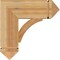 Ekena Millwork Thorton Arts & Crafts Rough Sawn Bracket, Western Red Cedar, 6"W x 20"D x 20"H BKT06X20X20THR03RWR - alternate 2